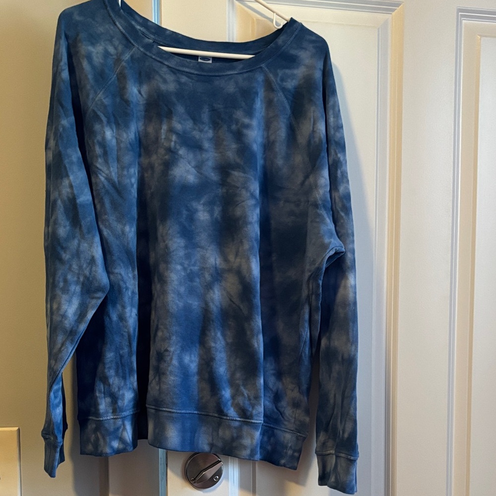 Old Navy Blue Tie-Dye Sweatshirt